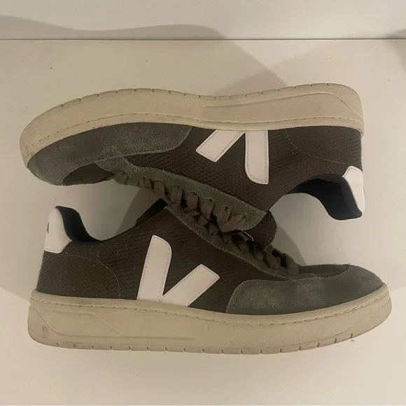 Veja Brown and White Sneakers - Picture 4 of 9